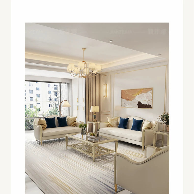Classic Waterprof Sofa Designer Adults Romantic Cushion Sofa Elegant Living Room Muebles Para Habitacion Home Accessories