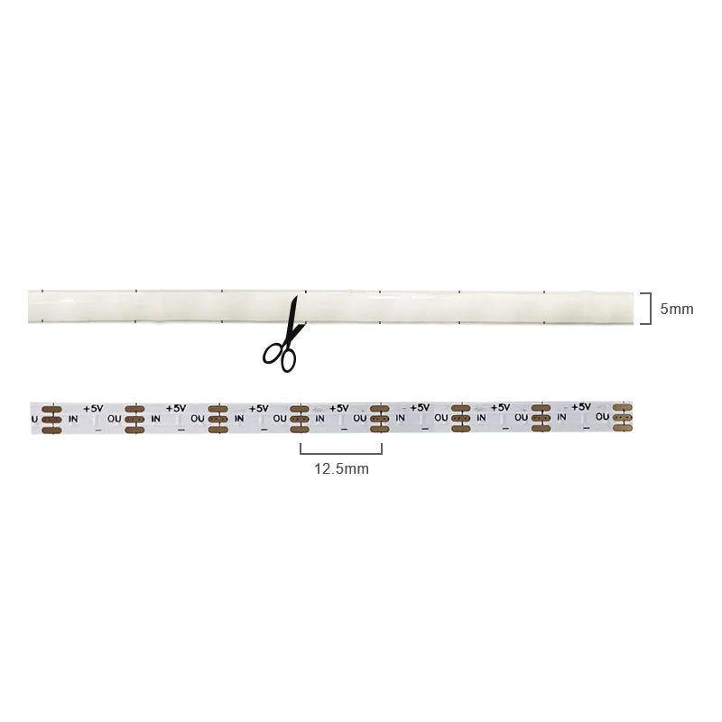 Led Strip Lights 2812b RGB Led Strip Dream Color 5mm DC5V 12V APP Control Luces Flexible Diode Decor TV Screen BackLight Pixel
