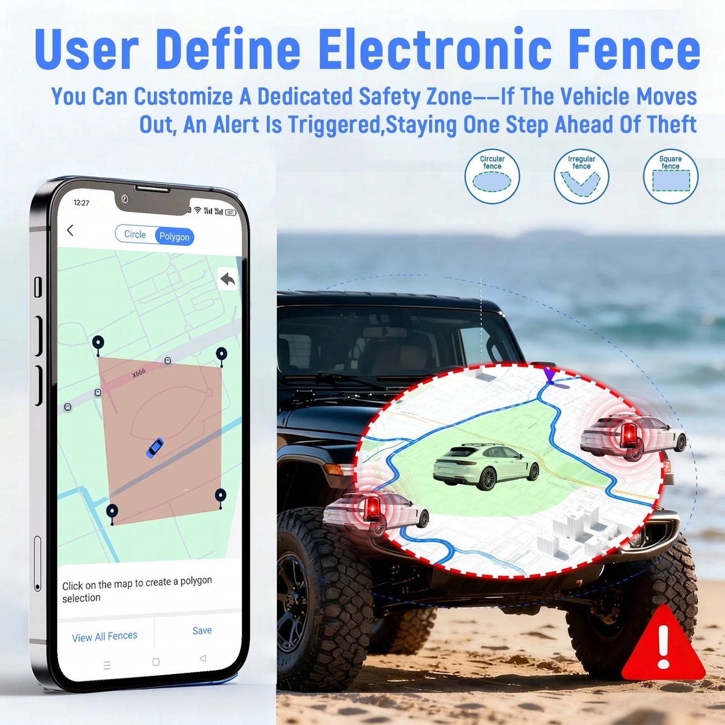 4G GPS Tracker Car Motorcycl Alarm Tracking Real-time GPS Locator Device Anti-theft Alarm Geo-Fence Position APP