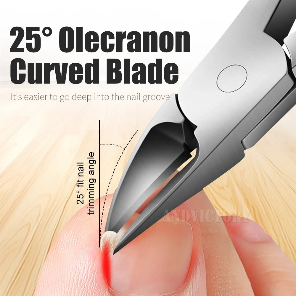 Nail Clippers Ingrown Toenail Podiatry Correction Nippers Cuticle Cutters Cut Paronychia Pedicure Manicure Hand Foot Care Tool