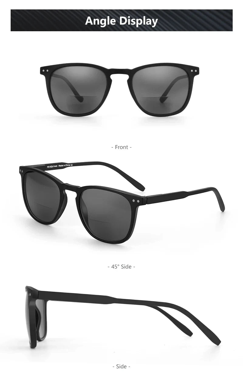 ZENOTTIC Classic Square Prescription Sunglasses Retro Progressive Sun Glasses For Men Women UV400 Protection Shades