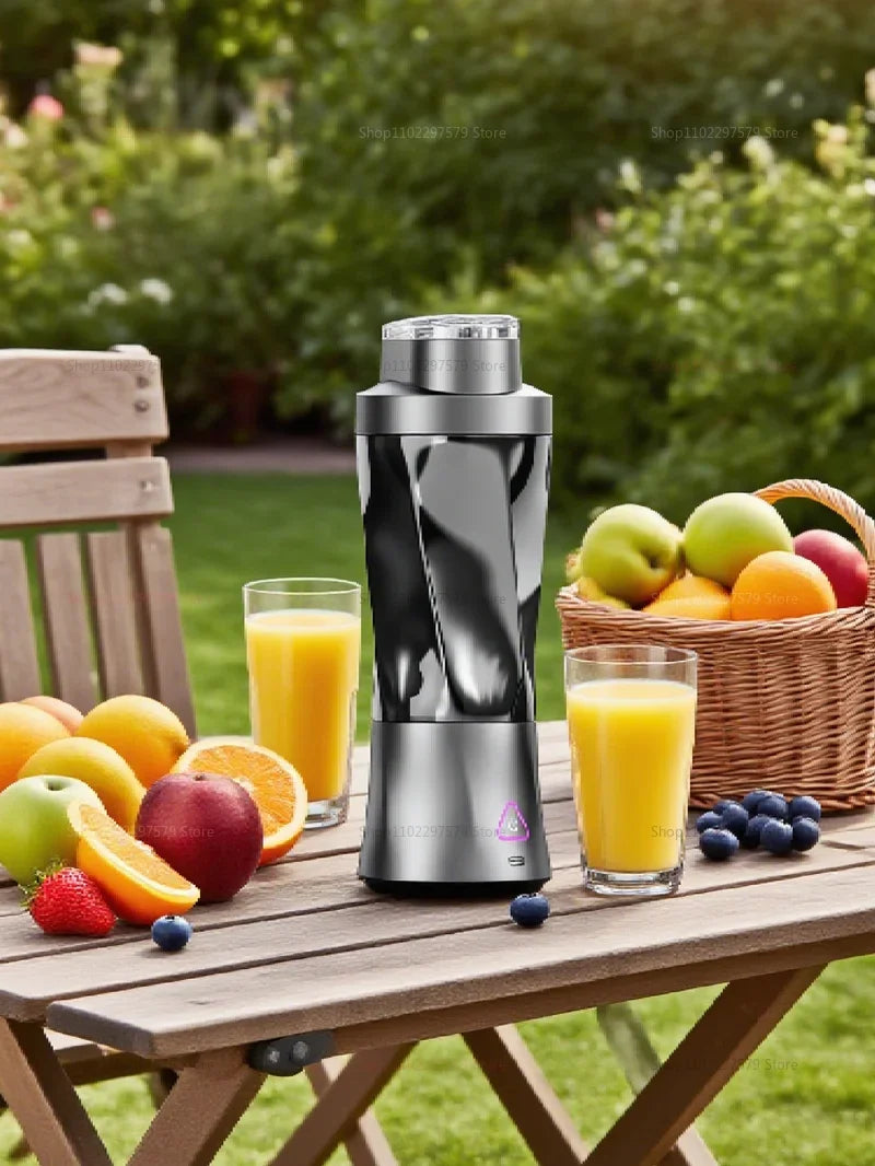 2025 Portable Mini Blender Personal Smoothie Maker For Milkshakes Juices And Shakes Compact Multi-Functional Black Juicer