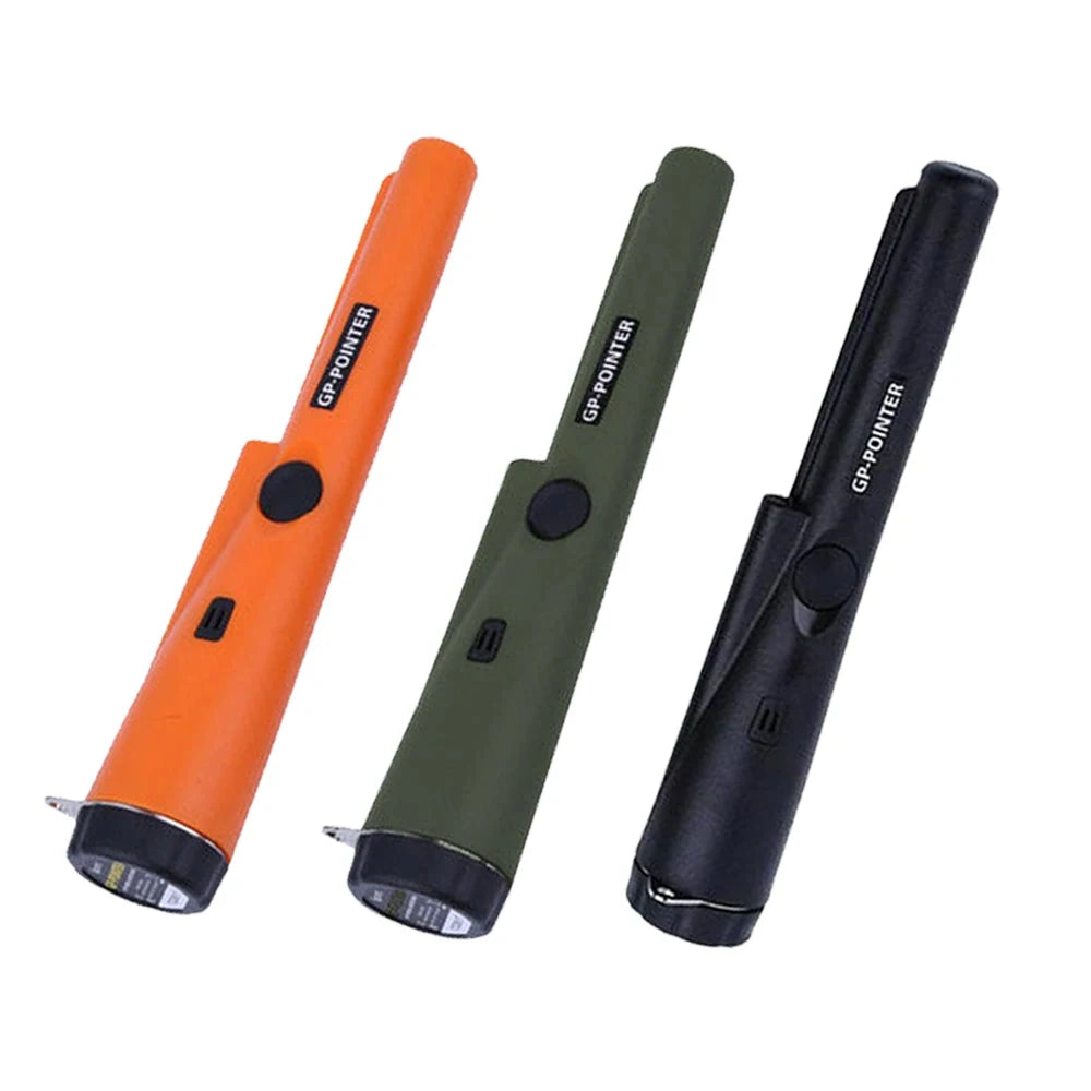 Metal Detector Outdoor Adventure Handheld Metal Detector Pinpointer Finder Waterproof 360° Side Scan Metal Detector Rod