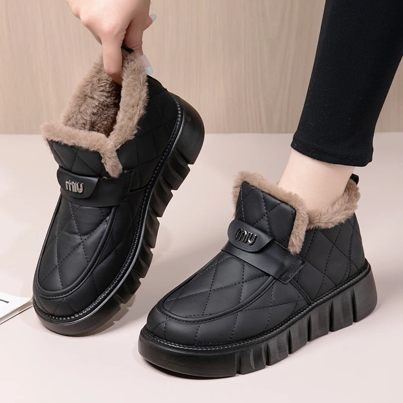 2026 Winter New Arrival Women's Shoes Thick Bottom Anti-Slip Wear-Resistant Cold-Proof Warm Comfortable Free Shipping