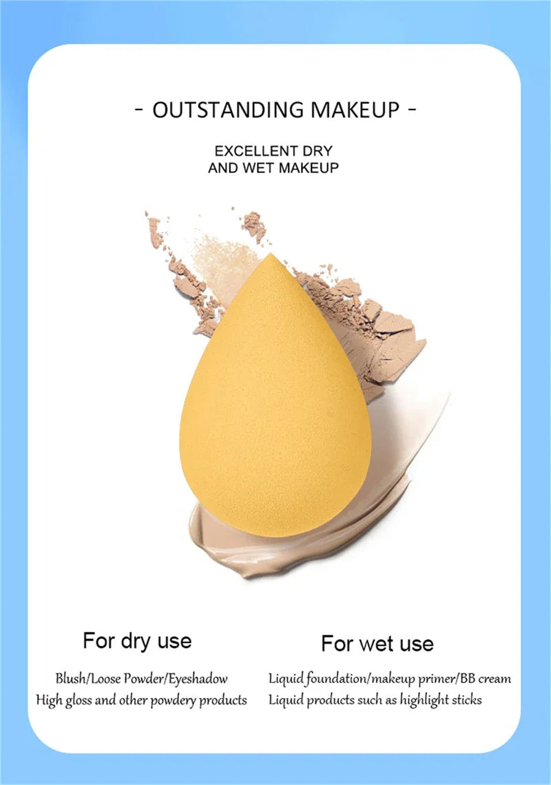 Makeup Sponge Powder Puff for Foundation Liquid Concealer BB Cream Auxiliary Tools for Perfect Application