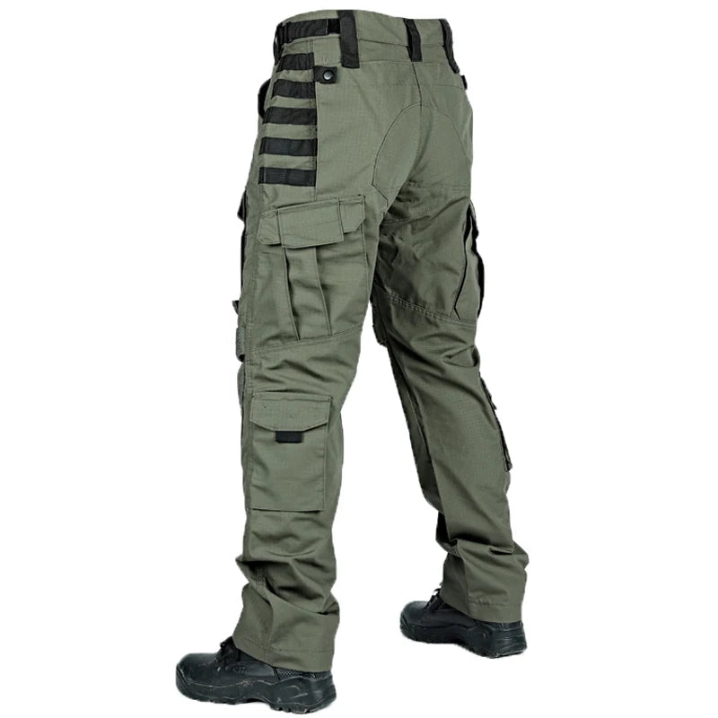 Tactical Pants Workwear Pants Mens Camo Military Wear-resistant Outdoor Trip Hiking Shirts Training Hunting Clothes Multi Pocket