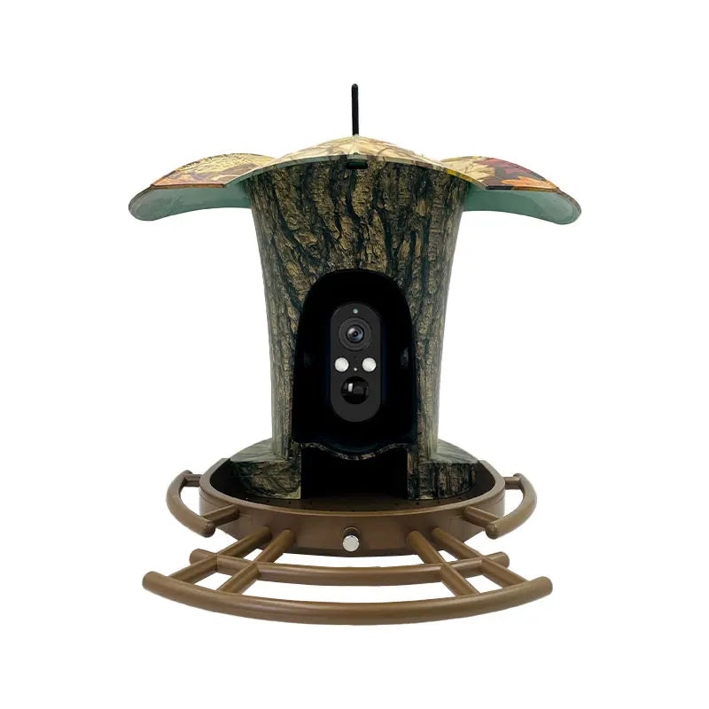 3MP 1296P I-Cam+ APP  Bird Feeding  Solar Battery  Power  IP Camera AI Outdoor Watch Bird Feeder Long Time Standby CCTV Monitor