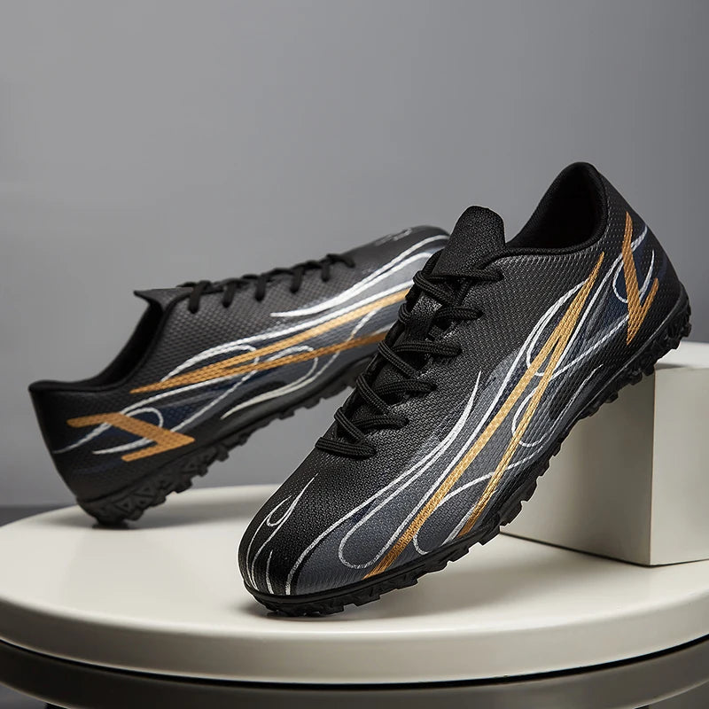Large Size 46 47 Football Shoes for Men Training Sports Matches Artificial Grass TF Spike Cross-Border Shoe Male Footwear