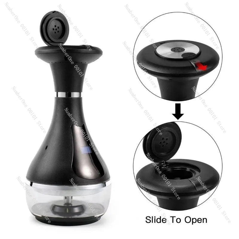 Rechargeable Electronic Hookah Set with LED Light, Portable Smokeless Shisha Machine for Home Party Bar Club, USB Electric Hooka