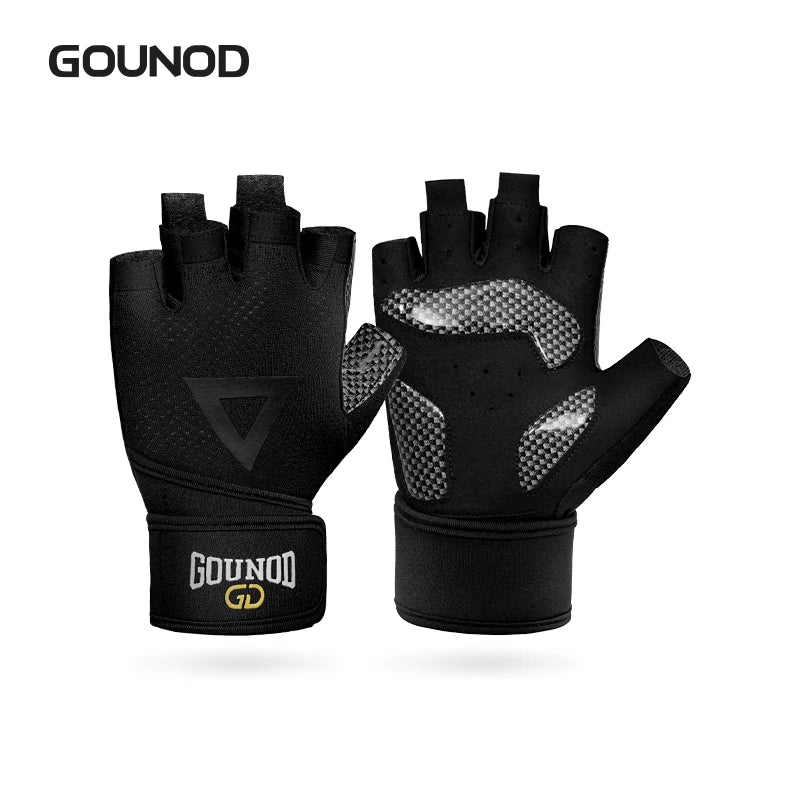 GOUNOD Gym Gloves for Men Women Fitness Weight Lifting Wristband Gloves Body Building Training Sports Exercise Cycling Glove
