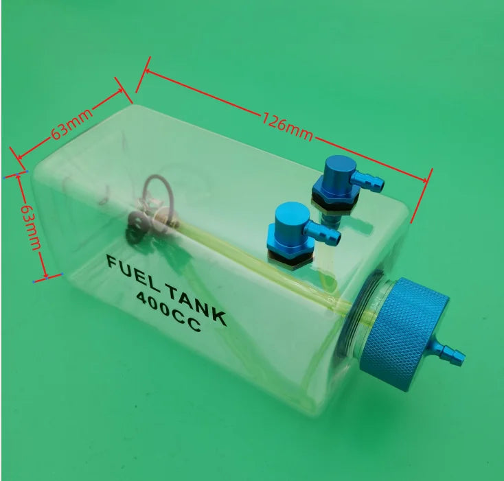 RC Plane Fuel Tank Transparent Plastic 300ML 400ML 500ML 750ML 1000ML 1600ML For Gas oil turbine jet or gasoline Airplane Model
