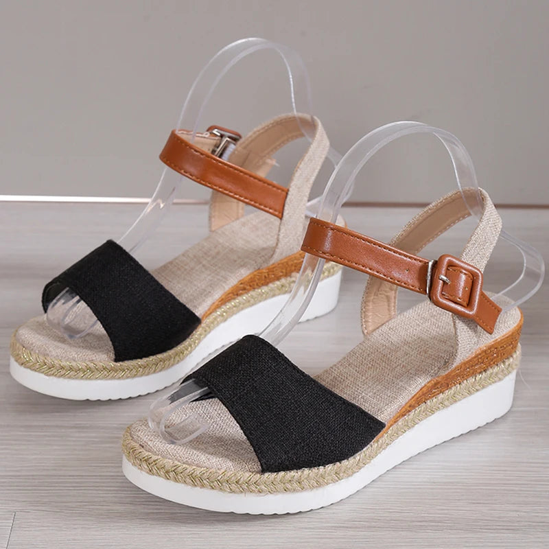 Fashion Shoes Sandals Women Wedge Sandals For Women Casual Women's Sandals Elegant Soft Female Zapatos De Mujer Footwear