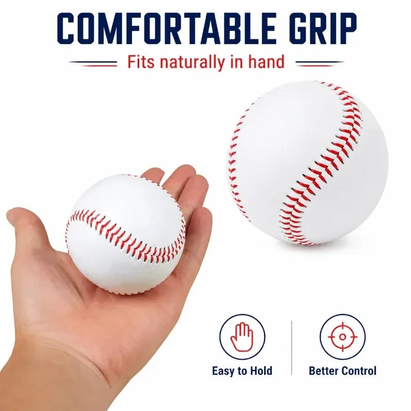 Baseball No. 9 Hardball Training Handmade Balls Fitness Products White Safety Kid Baseballs Men's Practice Team Game