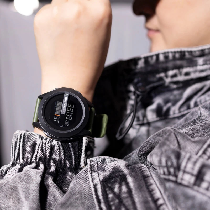 Sport Electronic Watch for Man Luxury Digital Wristwatch Stopwatch Luminous with Date Week Waterproof Men Watches