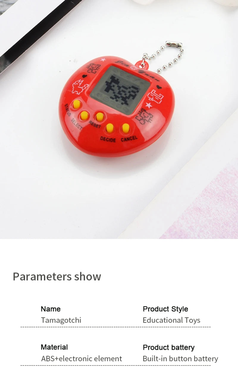 Virtual Pet Tamagotchi Tamagochi Toy in Russian Original German Spanish Polish Electronic Animals Kid Play Game Boy Child Pixel