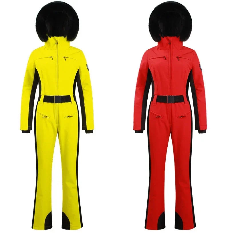 Skiing Suites 2025 Winter Snowboard Wear Outdoor Sports Overalls New 1PS Warm Female Ski Clothing Windproof Waterproof Jumpsuits