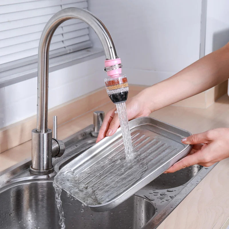 Universal Water Filter 6 Layers Faucet Filter Kitchen Foamer Shower Water Purifier for Bathroom Household Kitchen Accessories