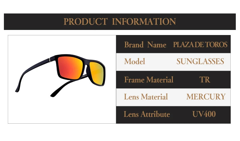 Classic Square Polarized Sunglasses Men Women Retro Black Sun Glasses Male Female Fashion Summer Anti Glare Driving Shades UV400