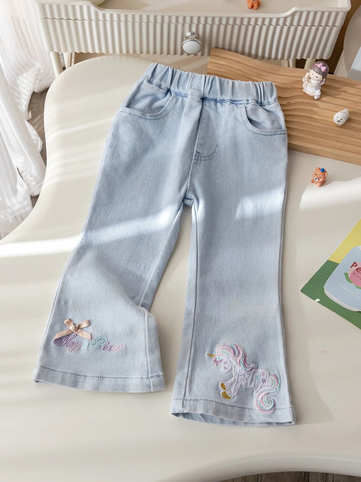 Girls Spring New Style Embroidered Sweatshirt Lace Trim Hoodie Baby Spring Clothes Korean Version Heavy Embroidery Top