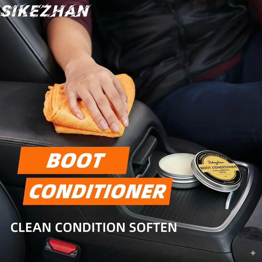 SIKEZHAN Leather Care Cream Natural Leather Conditioner Genuine leather mink cream care oil Refurbishing Restoration Agent