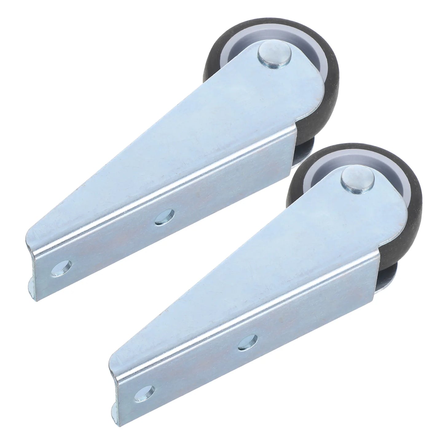 2pcs Sliding Door Roller Replacement Gate Wheels Sliding Shaft Rubber Wheel Anti-Sag Side Or Bottom Mount Support Wheels