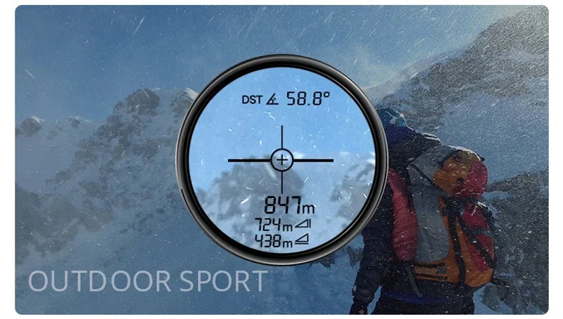 SNDWAY Golf Laser Distance Meter Rangefinder for Hunting 1000M 1500M 2000M Laser Telemeter Golf Camera Outdoor Telescope