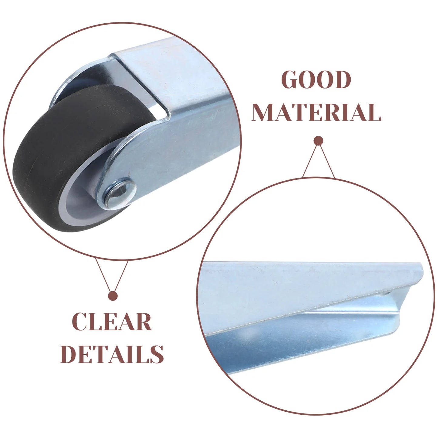 2pcs Sliding Door Roller Replacement Gate Wheels Sliding Shaft Rubber Wheel Anti-Sag Side Or Bottom Mount Support Wheels