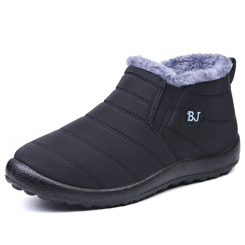 Fashion Men's Snow Boots Ankle High Keep Warm Shoes for Cold Winter Waterproof Outdoor Snow Comfortable Men's Work Boots 2026