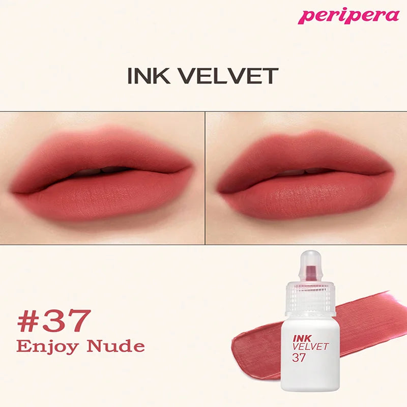 K-beauty Ink Velvet Lipstick high-pigment and long-wearing, weightless, gluten-free, paraben-free, velvet-matte, long-lasting