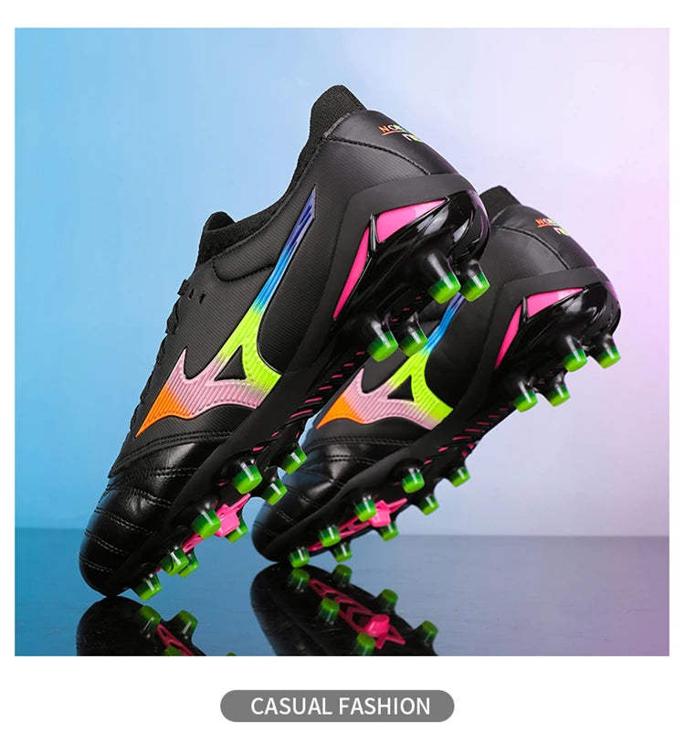 Soccer Shoes Men's Football Boots Grass Training Sports Society Soccer Cleats Non-slip Football Field Boot Crampons De Football