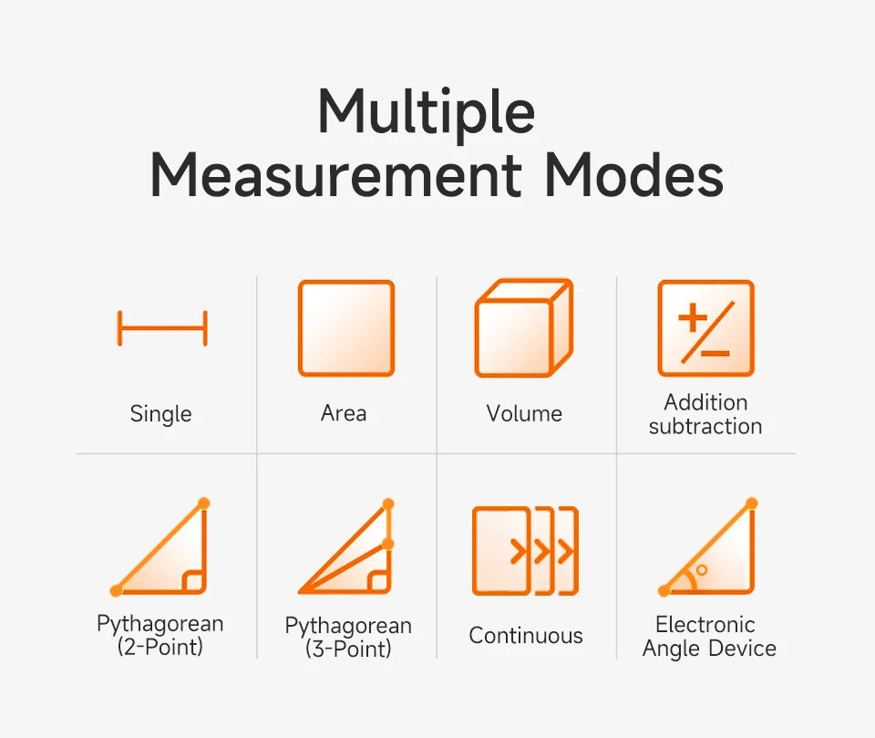 Aicevoos Digital Laser Rangefinder 50M 70M 100M 120M Laser Distance Meter Trena Laser Tape Measure Roulette Range Finder