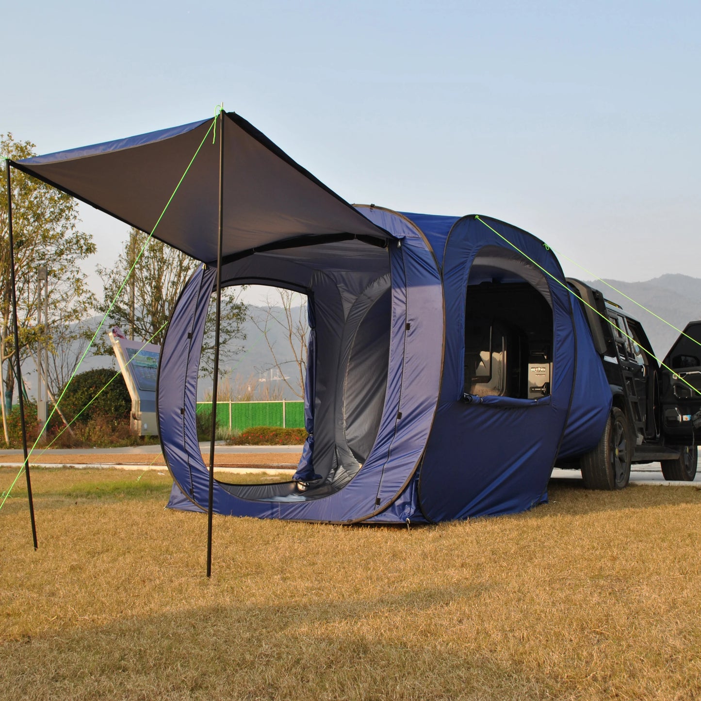 Car Rear Automatic Tent, Car Tailgate Tent,Pop Up Car Rear Tent, SUV Tents Car Tents for Campers Multipurpose Truck Tent