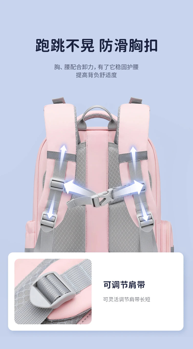GOLF Primary School Bags for Girls Pink School Backpacks 9 to 10 Years Bookbags Kids Orthopedic Backpack Grade 1 to 4 Boys 2025