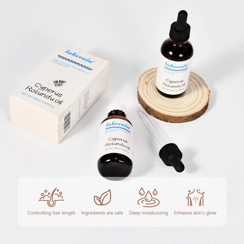 Cyperus Rotundus Oil Inhibit Hair Growth Reducing Redness Armpit Legs Arms Body  Deeply Moisturize Nourish Repair Skin Unisex