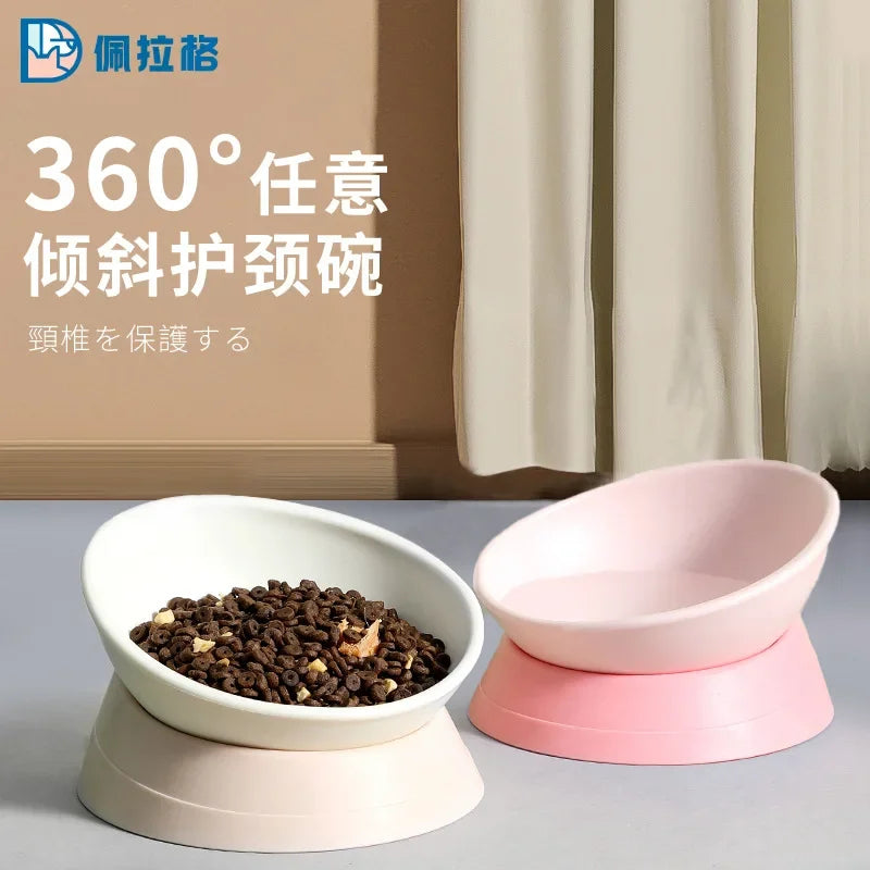Pet integrated water dispenser, dog basin feeding, cat water dispenser, vertical dog water kettle, high pitch licking, rolling
