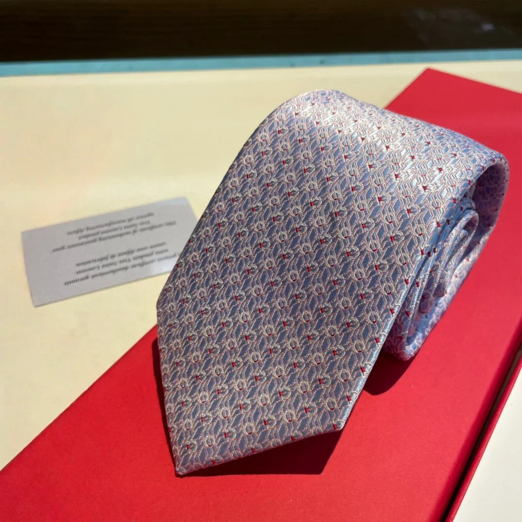 Luxury Brand Handmade Men's Neck Ties 100% Silk Ties Twill F Style High-End Business Formal Bows Ties Holiday Christmas Gifts