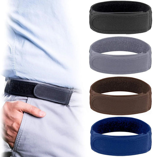Ultra-soft No Buckle Elastic Belts Fashion Comfortable Stylish Belt Loop Buckle-Free Belt Unisex Buckle Free Waist Belts Men's