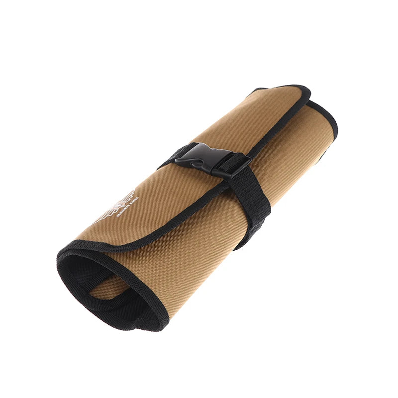 Pouch Bag for Tools; Made from Oxford Cloth; Convenient Roll-Up Design; Fits Wrench, Spanner, Hammer and More