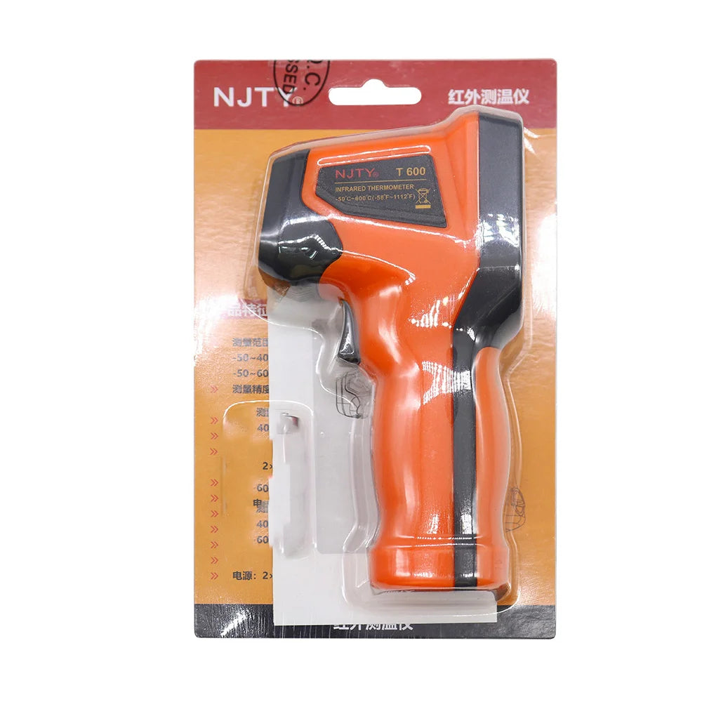Non-contact Digital Infrared Thermometer Laser Temperature Meter Pyrometer Imager Hygrometer Termometro infrarojo Light Alarm