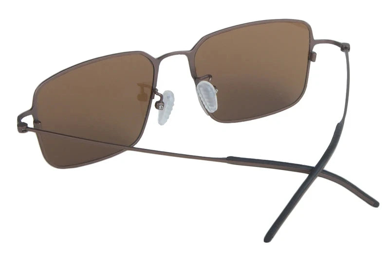 Polarized Sunglasses Square Sun Glasses Handmade Fashion Men Women 12g Ultralight Eyeglasses UV400 Protection Outdoor Spectacle