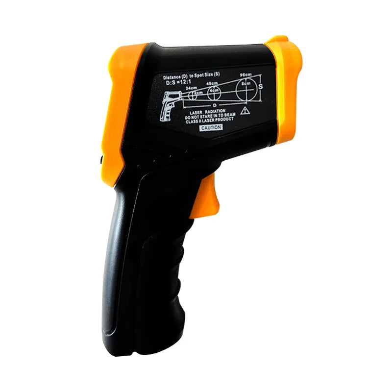 Infrared Thermometer Gun -50-600℃ Digital with Adjustable Emissivity IR Laser Temperature Gun Non-contact Pyrometer Industrial