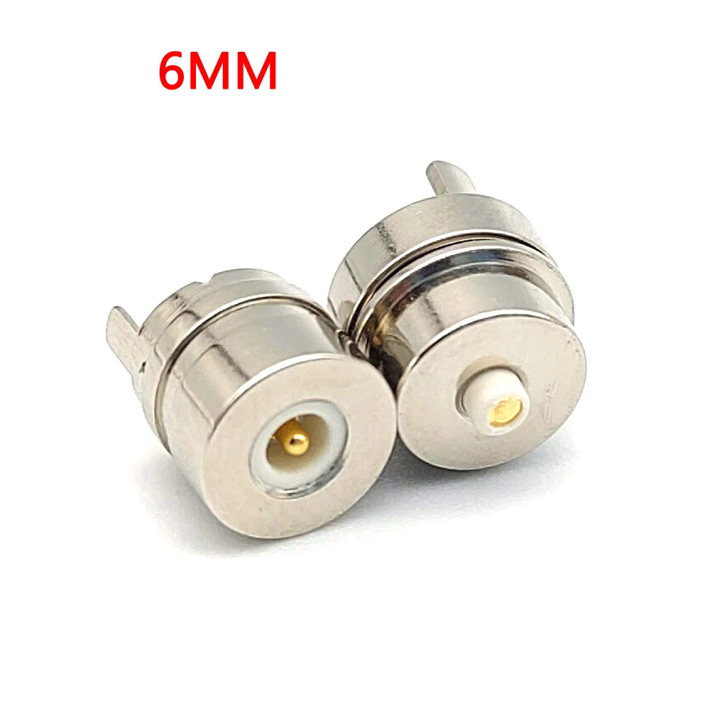 1Pair 2/3/4/5/6Pin waterproof high current magnet suction spring pogo pin male female probe DC power charging magnetic connector