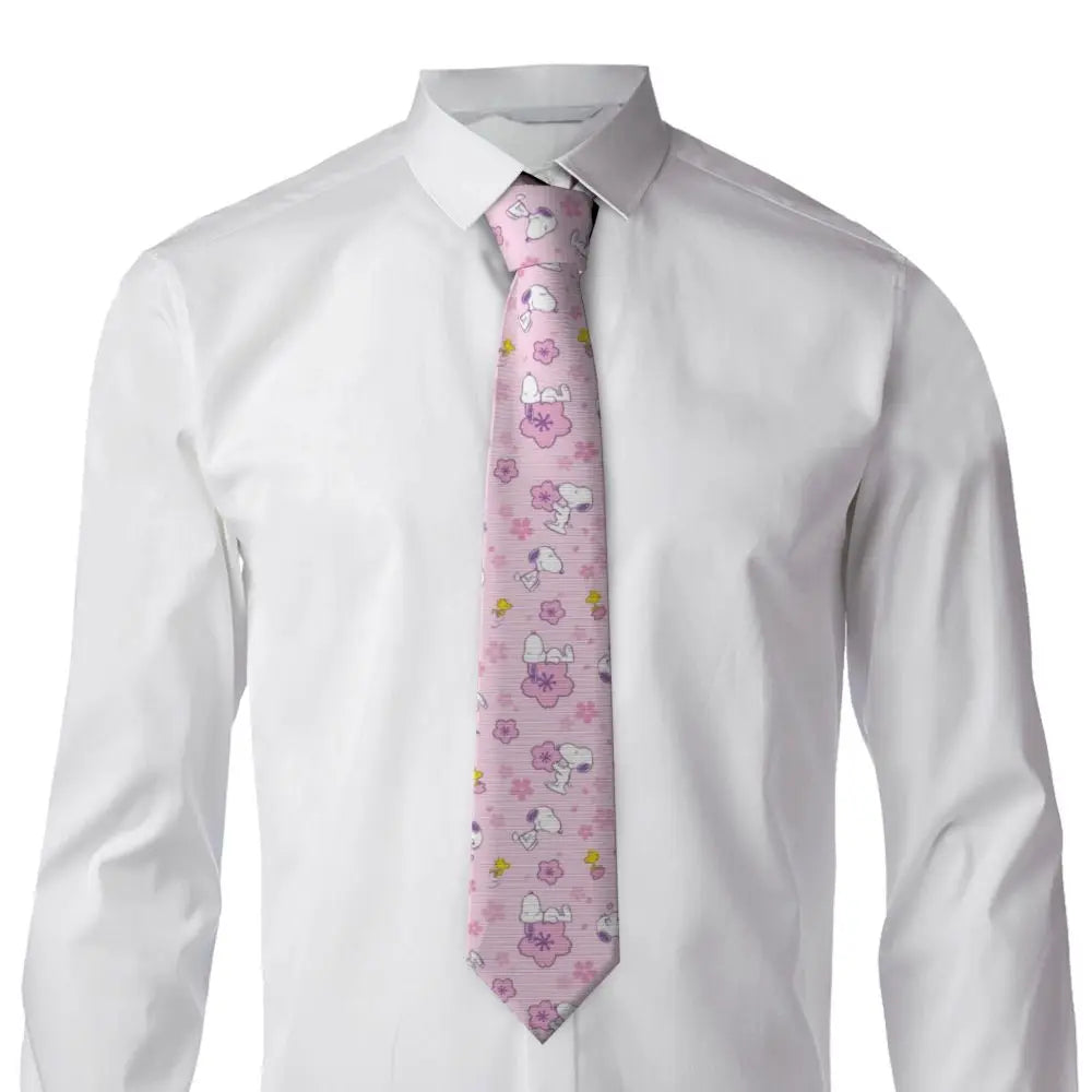 Personalized Fashion S-Snoopys Neckties Men Silk Cartoon Office Neck Tie