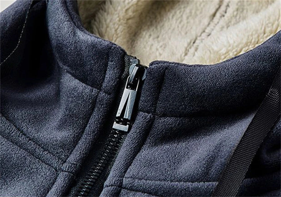 Winter Lambwool Lined 2 Pieces Sets Hooded Thicken Sweatshirt Tracksuit High Waist Harem Pant Suits Velvet Snow Wear Warm Outfit