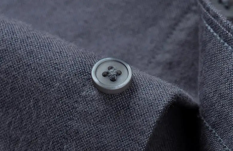 New Men Pure Cotton Flannel Soft Regular-fit Long Sleeve Brushed Shirt Single Pocket Comfortable Casual Solid Color Shirts S-5XL