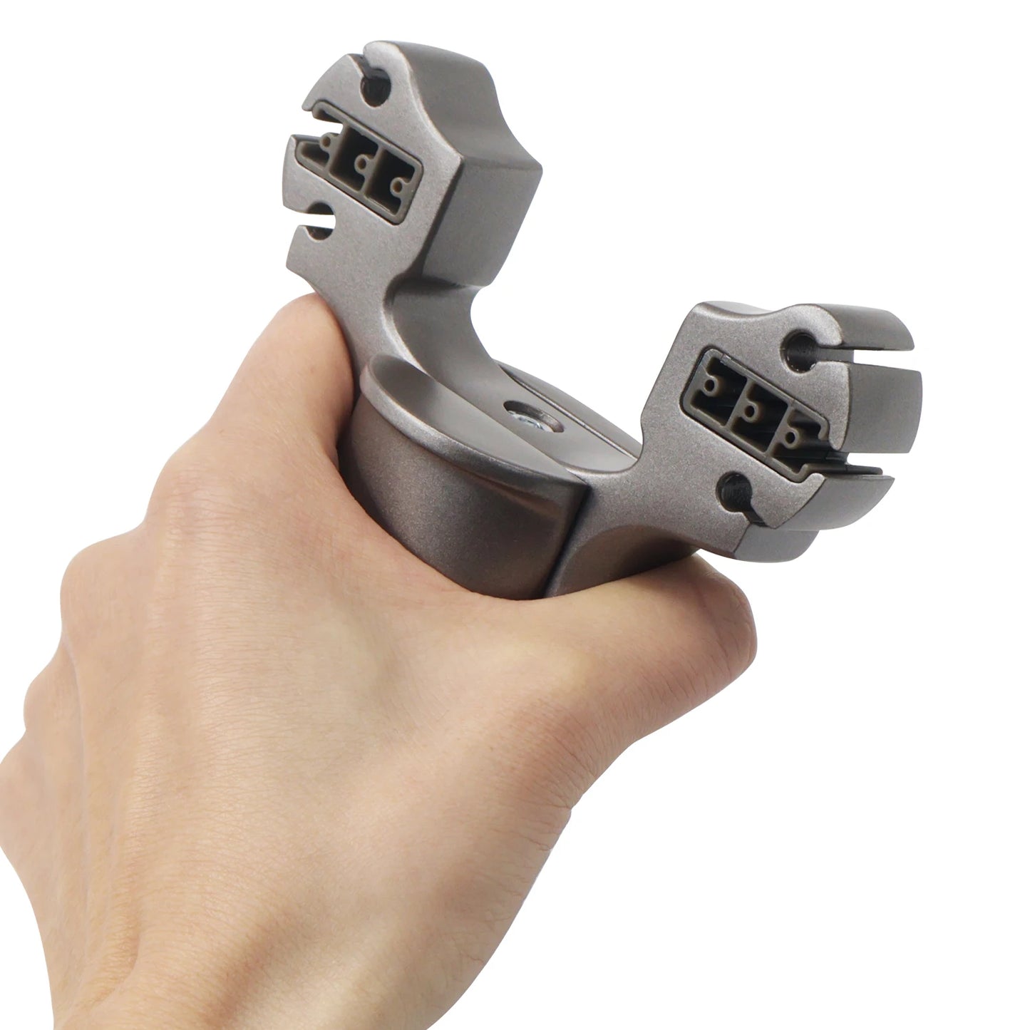 High-quality Aluminum Alloy Slingshot With Multi-functional Elastic Bands Suitable For Outdoor Hunting and Shooting