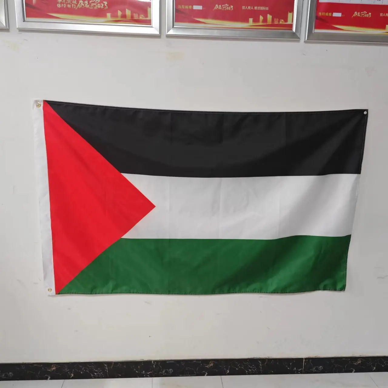 Flagflying Palestine Flag country Palestinian Banner Flying Hanging Brass Grommet Outdoor Advertising Polyester Decoration Party