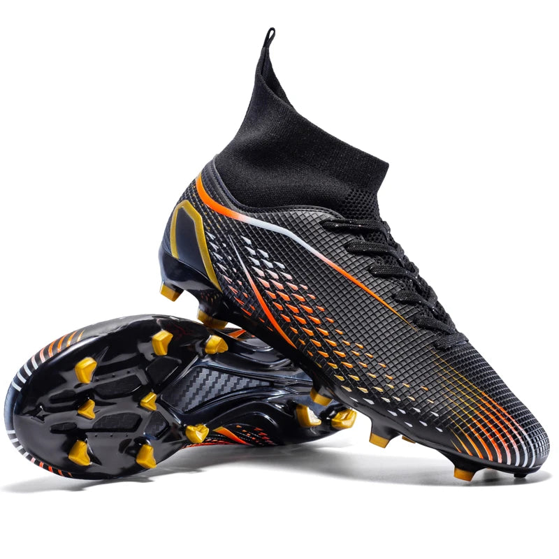 Football Shoes Men X2308 White TF/FG Original Professional Youth Anti-slip Indoor Fast Soccer Outdoor Training Football Sneaker