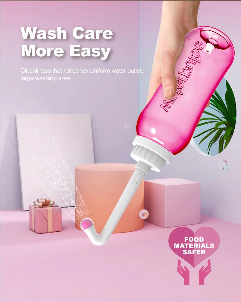 500ml Portable Bidet Baby Butt Washing Device Spray Handheld Travel Bidet For Pregnant Women Baby Cleansing Water Washer Bottle
