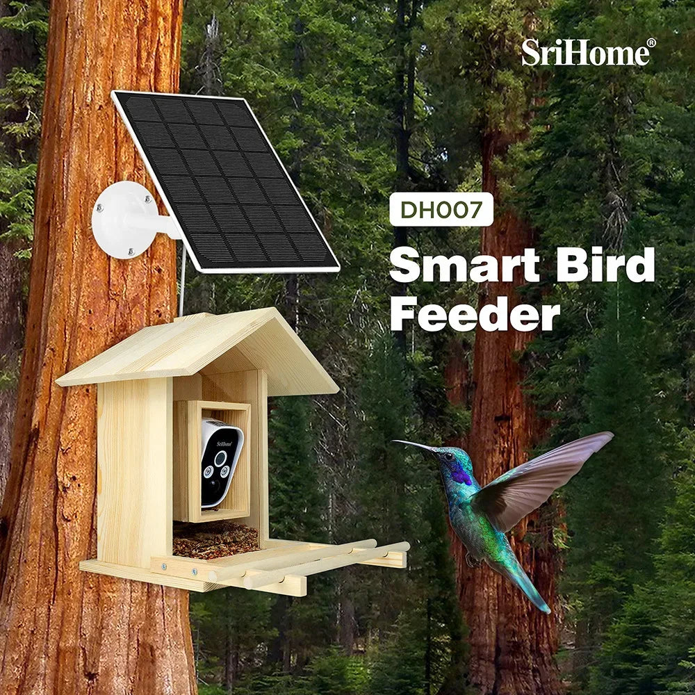 4 Million HD Camera Multifunctional Low-power Waterproof Bird Feeder With Camera